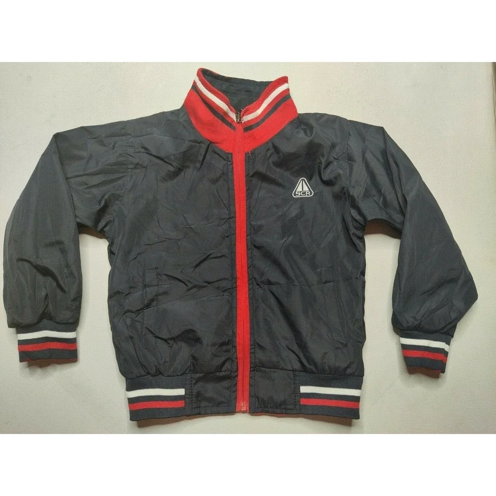 Manchester United SCR Sportswear Youth 2XL Reversible Red to Black Track Jacket‎